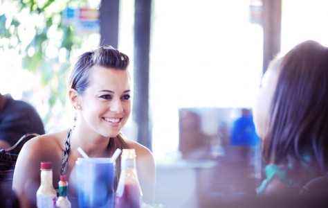 At the Cafe With Friends
